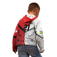 New Caledonia-Tahiti Football Custom Kid Hoodie Together Go Champions LT9 - Polynesian Pride