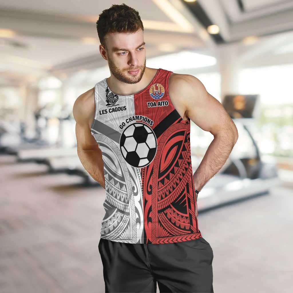 New Caledonia-Tahiti Football Custom Men Tank Top Together Go Champions LT9 Art - Polynesian Pride