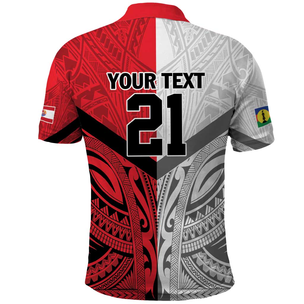 New Caledonia-Tahiti Football Custom Polo Shirt Together Go Champions LT9 - Polynesian Pride