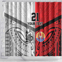 New Caledonia-Tahiti Football Custom Shower Curtain Together Go Champions LT9 - Polynesian Pride