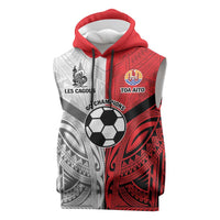 New Caledonia-Tahiti Football Custom Sleeveless Hoodie Together Go Champions LT9 Art - Polynesian Pride
