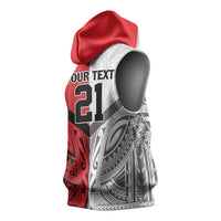 New Caledonia-Tahiti Football Custom Sleeveless Hoodie Together Go Champions LT9 - Polynesian Pride