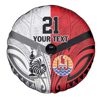 New Caledonia-Tahiti Football Custom Spare Tire Cover Together Go Champions LT9 - Polynesian Pride