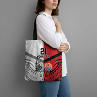 New Caledonia-Tahiti Football Custom Tote Bag Together Go Champions LT9 - Polynesian Pride