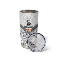New Caledonia-Tahiti Football Custom Tumbler Cup Together Go Champions LT9 - Polynesian Pride