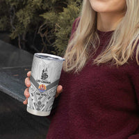 New Caledonia-Tahiti Football Custom Tumbler Cup Together Go Champions LT9 - Polynesian Pride