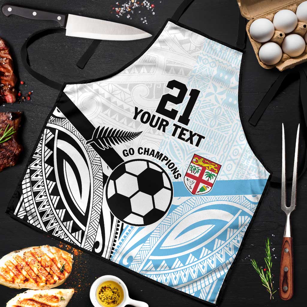 New Zealand-Fiji Football Custom Apron Together Go Champions LT9 Art - Polynesian Pride