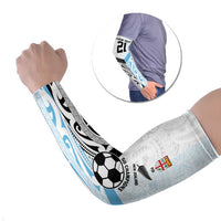 New Zealand-Fiji Football Custom Arm Sleeves Together Go Champions LT9 Set of 2 Art - Polynesian Pride
