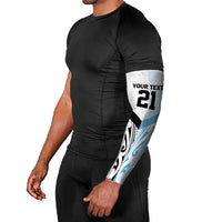 New Zealand-Fiji Football Custom Arm Sleeves Together Go Champions LT9 - Polynesian Pride