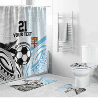 New Zealand-Fiji Football Custom Bathroom Set Together Go Champions LT9 Bathroom Set (4 pcs) Art - Polynesian Pride