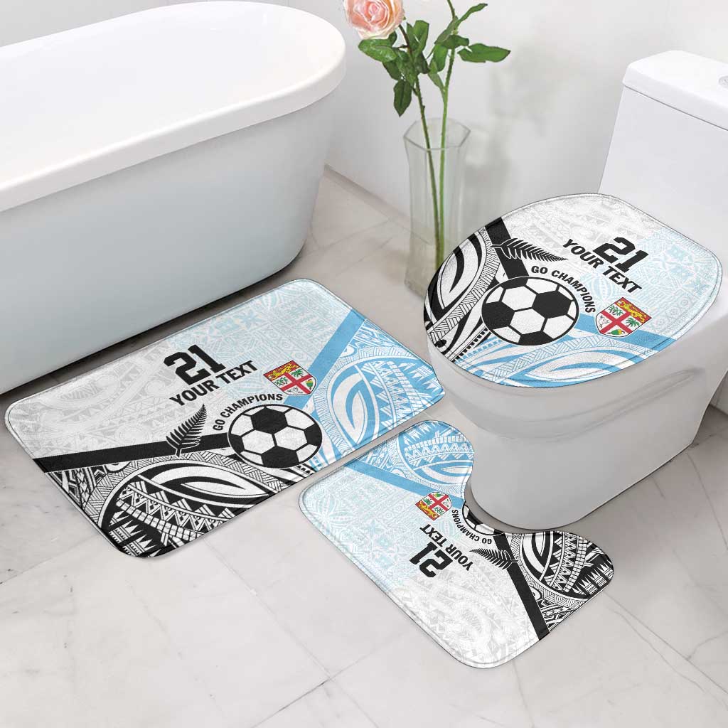 New Zealand-Fiji Football Custom Bathroom Set Together Go Champions LT9 - Polynesian Pride