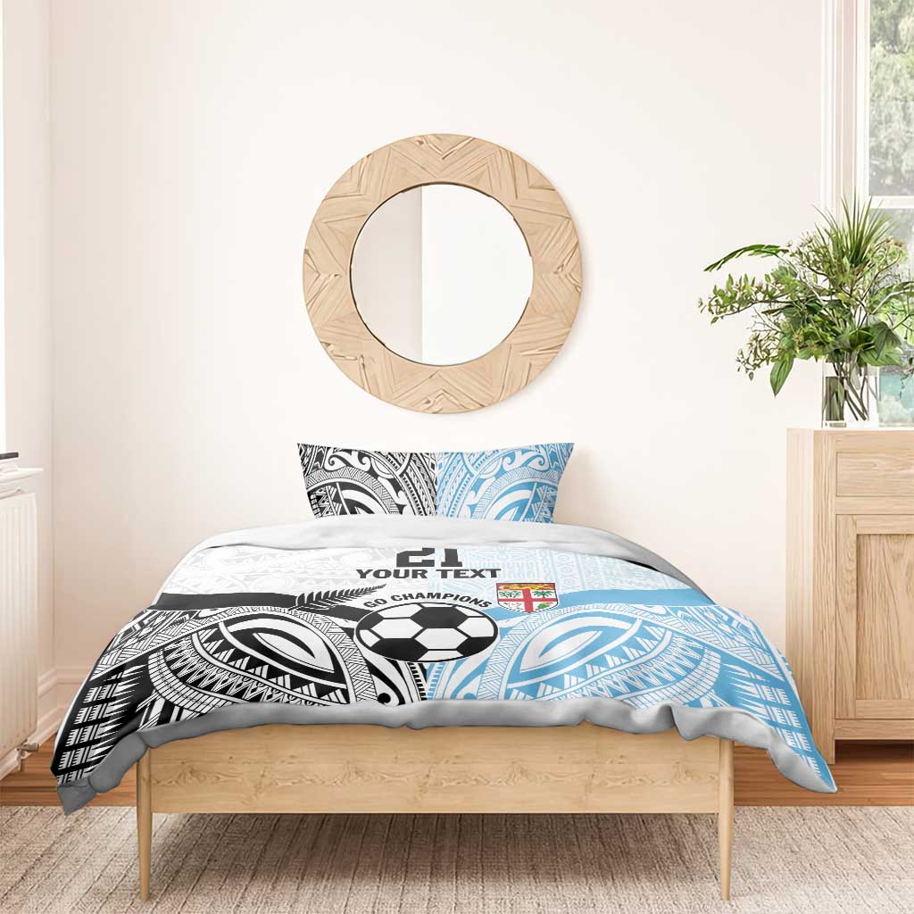 New Zealand-Fiji Football Custom Bedding Set Together Go Champions LT9 - Polynesian Pride