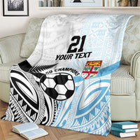 New Zealand-Fiji Football Custom Blanket Together Go Champions LT9 - Polynesian Pride