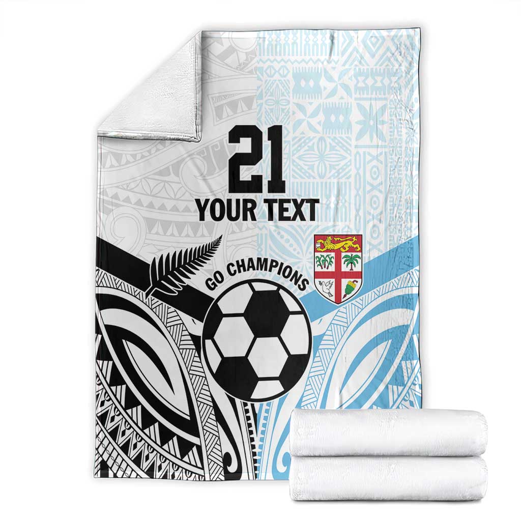 New Zealand-Fiji Football Custom Blanket Together Go Champions LT9 - Polynesian Pride