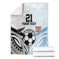 New Zealand-Fiji Football Custom Blanket Together Go Champions LT9 - Polynesian Pride