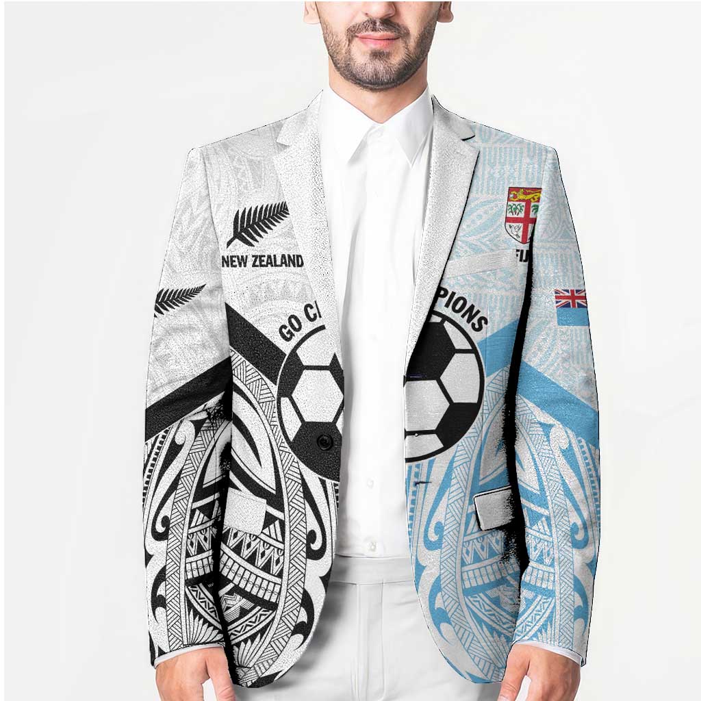 New Zealand-Fiji Football Custom Blazer Together Go Champions LT9 - Polynesian Pride