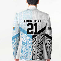 New Zealand-Fiji Football Custom Blazer Together Go Champions LT9 - Polynesian Pride