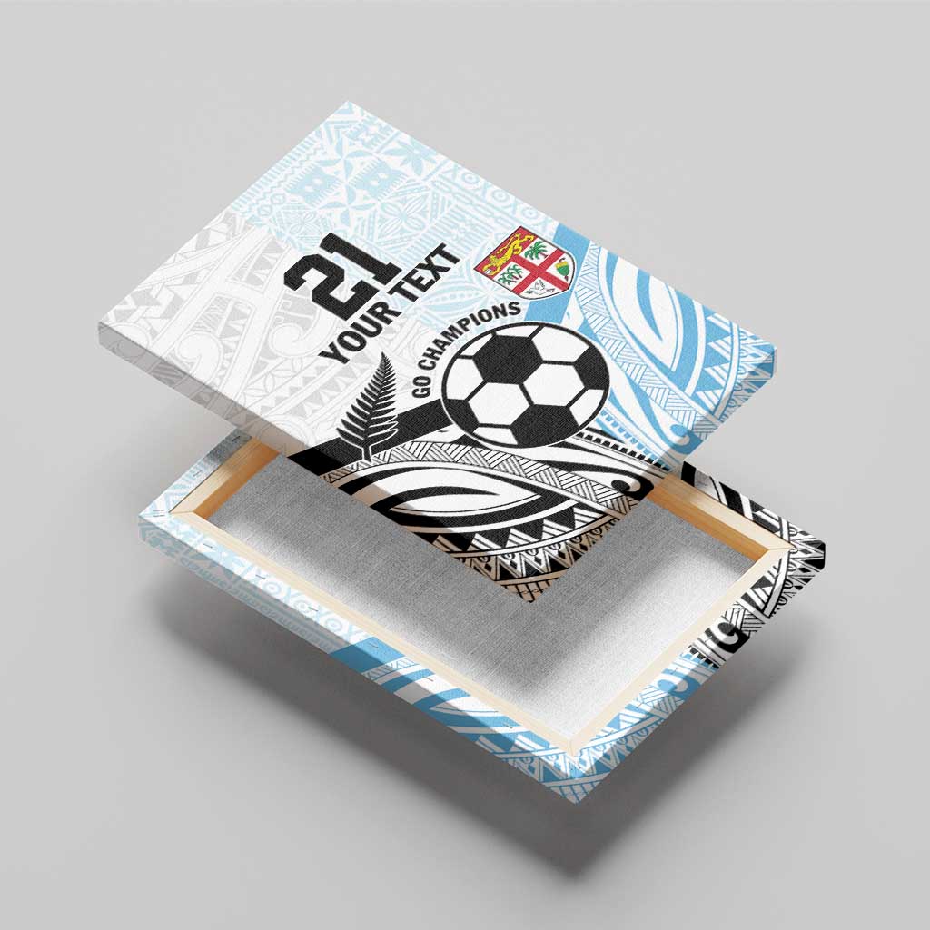 New Zealand-Fiji Football Custom Canvas Wall Art Together Go Champions LT9 - Polynesian Pride