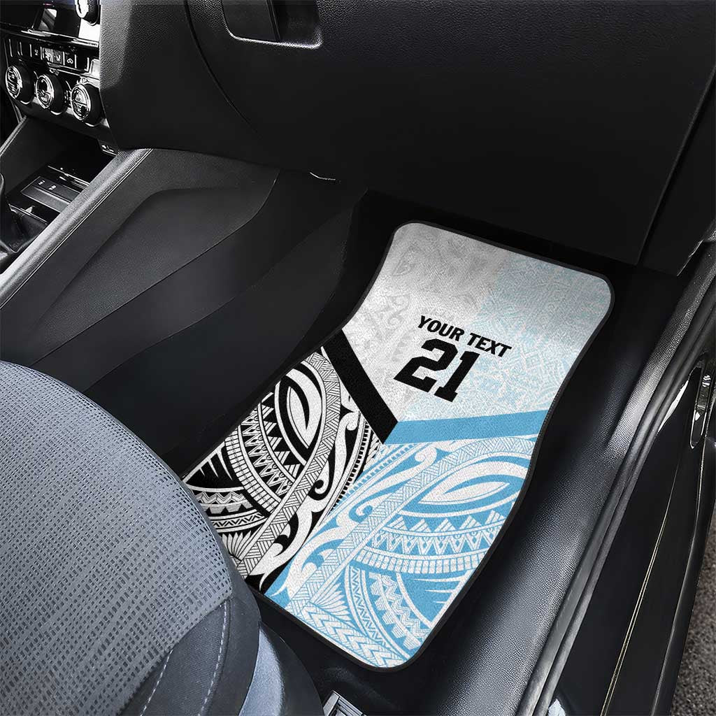 New Zealand-Fiji Football Custom Car Mats Together Go Champions LT9 - Polynesian Pride