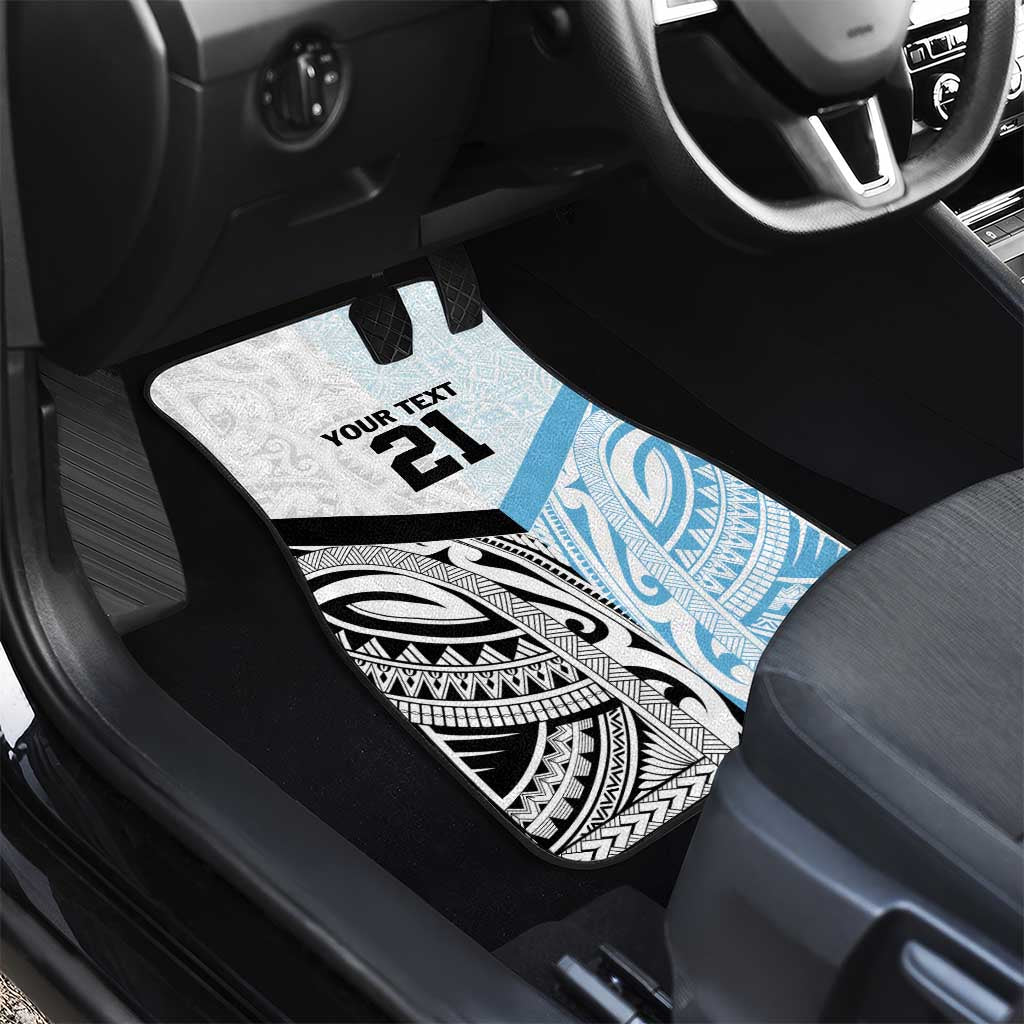 New Zealand-Fiji Football Custom Car Mats Together Go Champions LT9 - Polynesian Pride