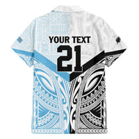 New Zealand-Fiji Football Custom Family Matching Off Shoulder Maxi Dress and Hawaiian Shirt Together Go Champions LT9 - Polynesian Pride