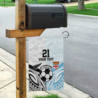 New Zealand-Fiji Football Custom Garden Flag Together Go Champions LT9 - Polynesian Pride