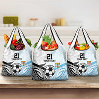 New Zealand-Fiji Football Custom Grocery Bag Together Go Champions LT9 3-pack One Size Art - Polynesian Pride