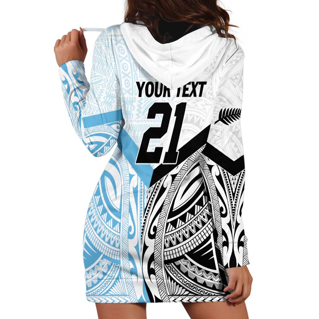 New Zealand-Fiji Football Custom Hoodie Dress Together Go Champions LT9 - Polynesian Pride