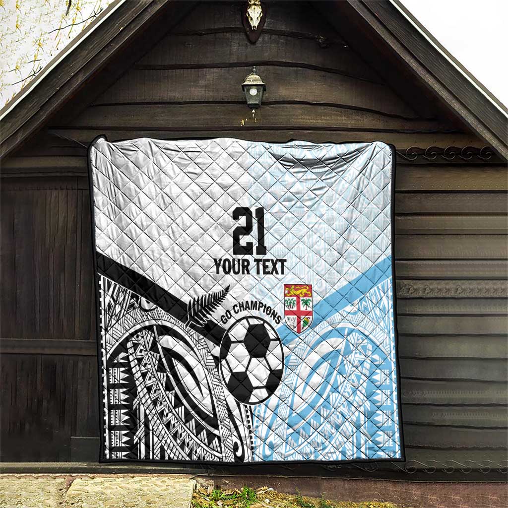 New Zealand-Fiji Football Custom Quilt Together Go Champions LT9 - Polynesian Pride