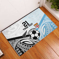 New Zealand-Fiji Football Custom Rubber Doormat Together Go Champions LT9 - Polynesian Pride