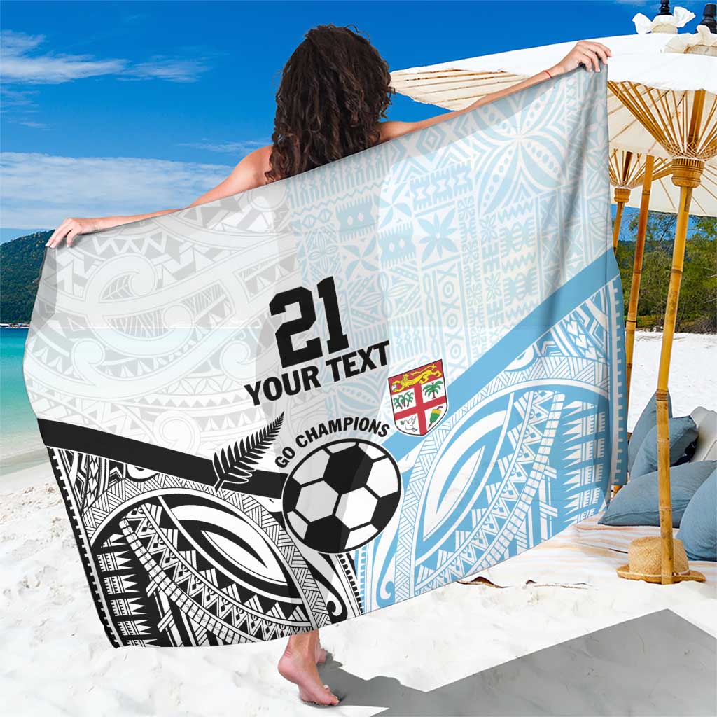 New Zealand-Fiji Football Custom Sarong Together Go Champions LT9 One Size 44 x 66 inches Art - Polynesian Pride