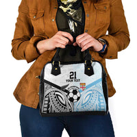 New Zealand-Fiji Football Custom Shoulder Handbag Together Go Champions LT9 - Polynesian Pride