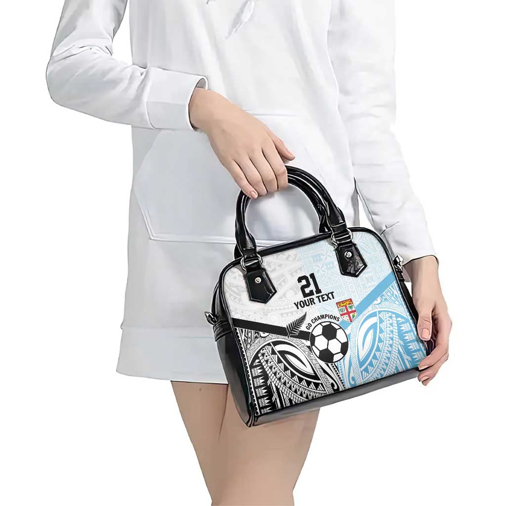 New Zealand-Fiji Football Custom Shoulder Handbag Together Go Champions LT9 - Polynesian Pride