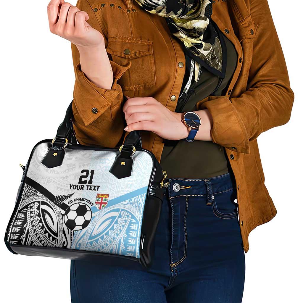 New Zealand-Fiji Football Custom Shoulder Handbag Together Go Champions LT9 - Polynesian Pride