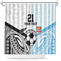 New Zealand-Fiji Football Custom Shower Curtain Together Go Champions LT9 Art - Polynesian Pride