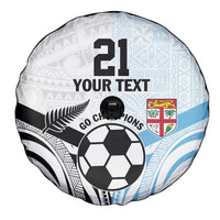 New Zealand-Fiji Football Custom Spare Tire Cover Together Go Champions LT9 - Polynesian Pride