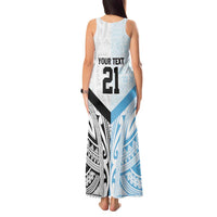 New Zealand-Fiji Football Custom Tank Maxi Dress Together Go Champions LT9 - Polynesian Pride