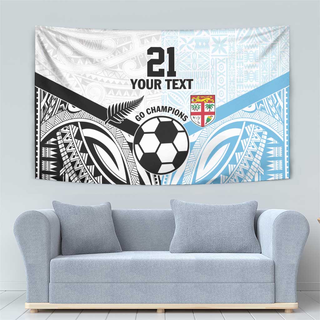 New Zealand-Fiji Football Custom Tapestry Together Go Champions LT9 - Polynesian Pride
