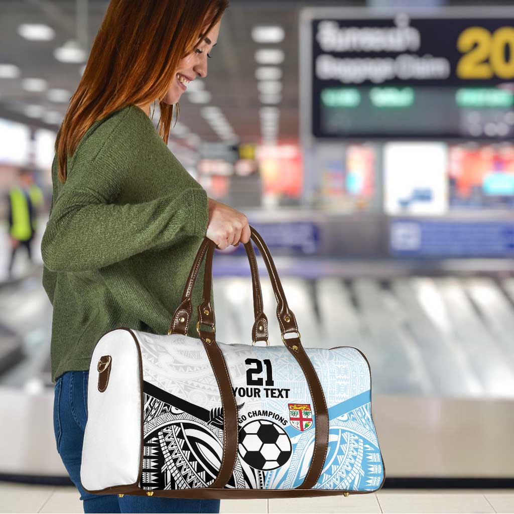 New Zealand-Fiji Football Custom Travel Bag Together Go Champions LT9 - Polynesian Pride
