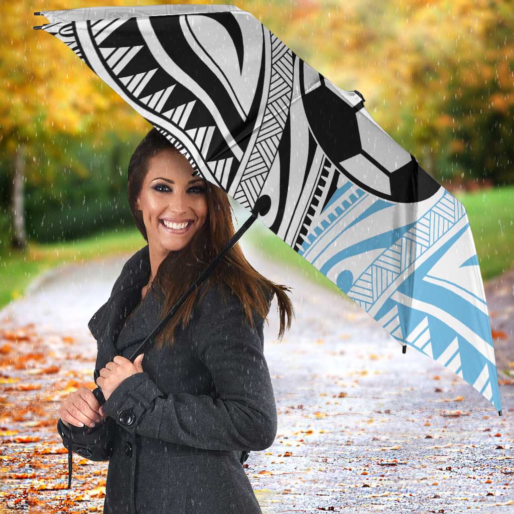 New Zealand-Fiji Football Custom Umbrella Together Go Champions LT9 - Polynesian Pride