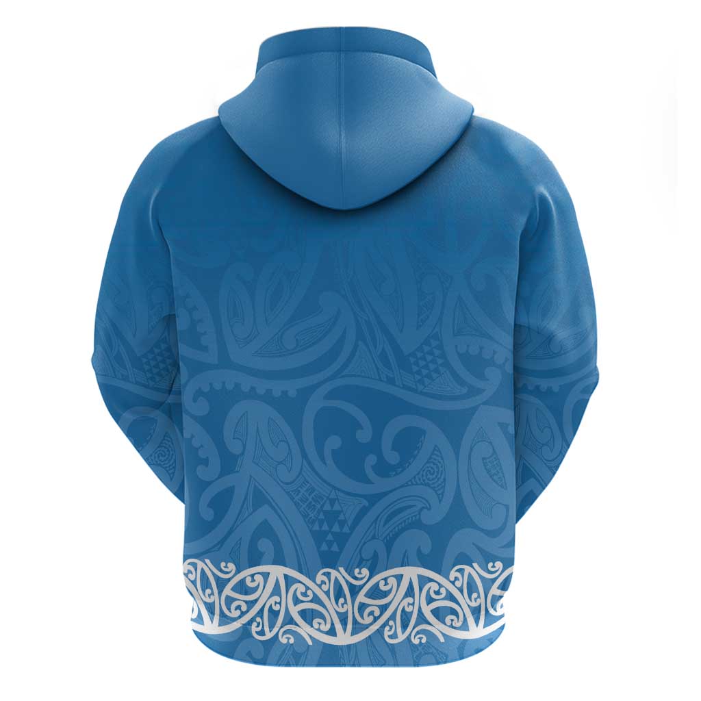 New Zealand Nurses Week Hoodie Maori Kowhaiwhai Blue Tribal LT9 - Polynesian Pride