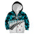 (Custom Text And Number) New Zealand Cricket Kid Hoodie Black Cap Sporty Style No2 LT9 - Polynesian Pride