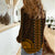 African Dashiki Women Casual Shirt With Tapa Pattern - Gold LT9 - Polynesian Pride