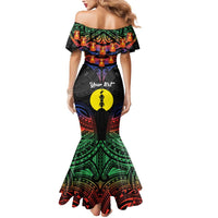 Personalised New Caledonia All Saints Day Mermaid Dress Candle Light with Polynesian Style LT9 - Polynesian Pride
