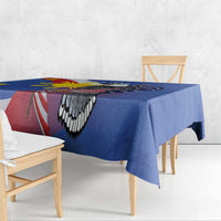 Personalized Filipino-American Tablecloth Philippines Coat Of Arms with Bald Eagle LT9 - Polynesian Pride
