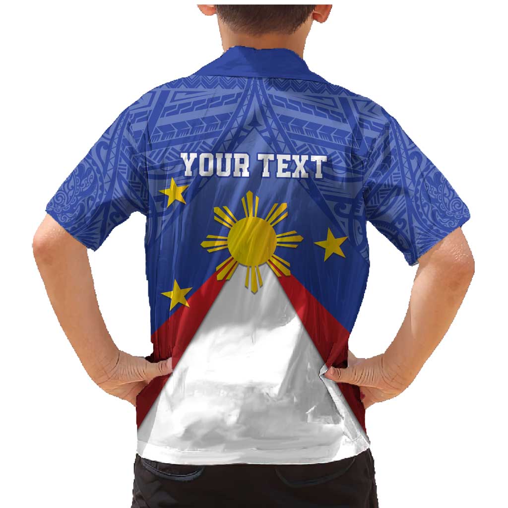 Personalized Pilipinas Eight-Rayed Sun Family Matching Mermaid Dress and Hawaiian Shirt Philippines Map With Polynesian Style LT9 - Polynesian Pride