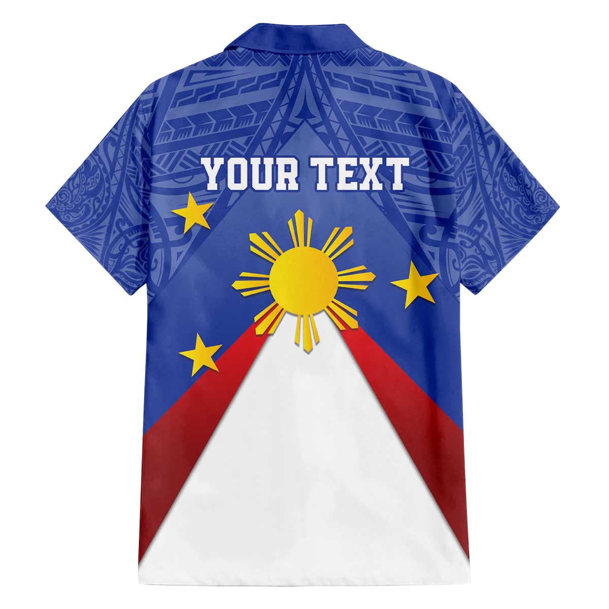 Personalized Pilipinas Eight-Rayed Sun Family Matching Off Shoulder Short Dress and Hawaiian Shirt Philippines Map With Polynesian Style LT9 - Polynesian Pride