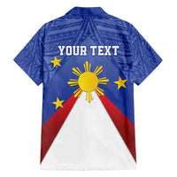 Personalized Pilipinas Eight-Rayed Sun Family Matching Short Sleeve Bodycon Dress and Hawaiian Shirt Philippines Map With Polynesian Style LT9 - Polynesian Pride