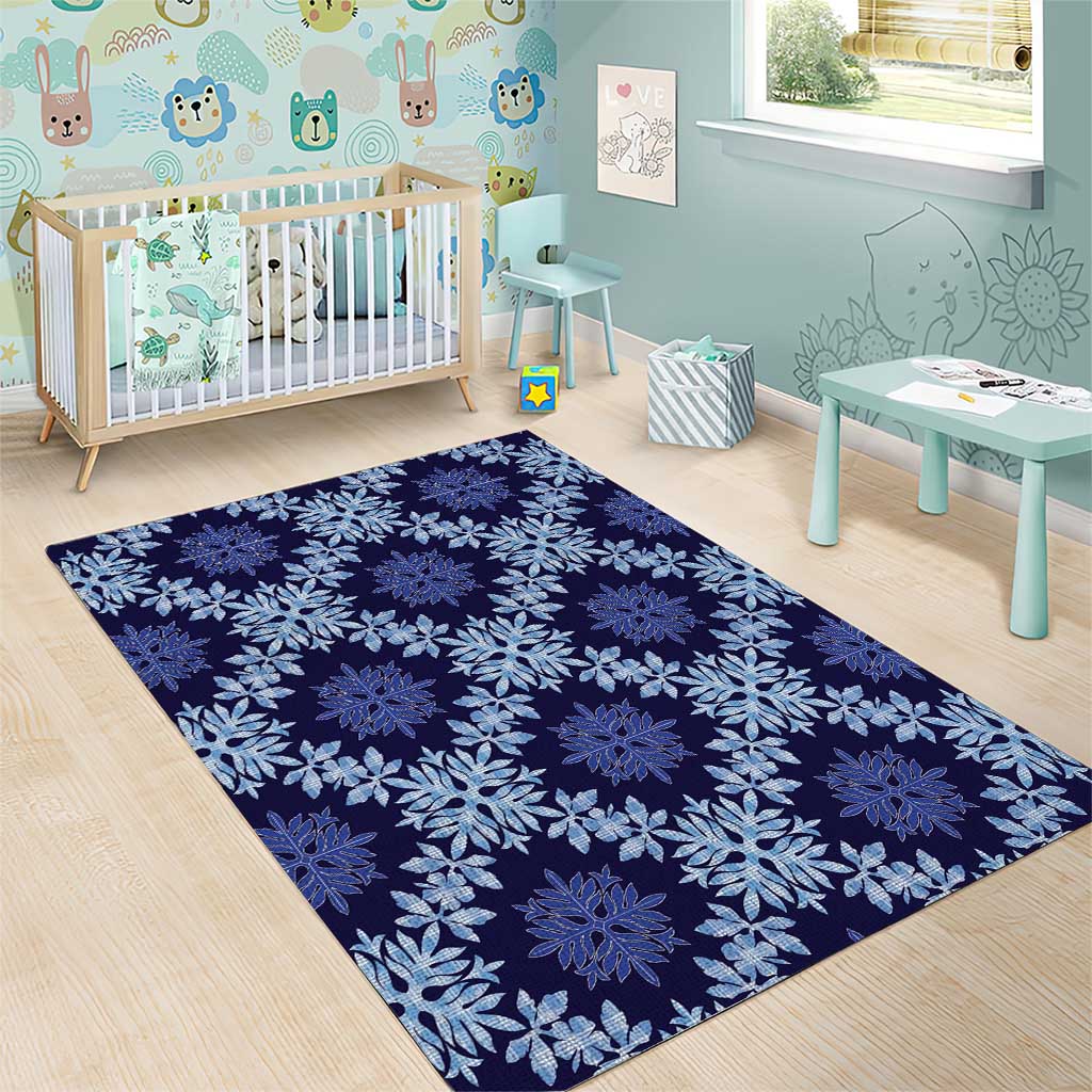 Palaka Hawaiian Quilt Seamless Pattern Area Rug - Polynesian Pride