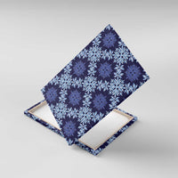 Palaka Hawaiian Quilt Seamless Pattern Canvas Wall Art - Polynesian Pride